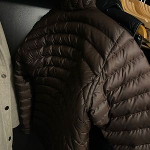 Rare chocolate brown puffer Patagonia womens xsmall